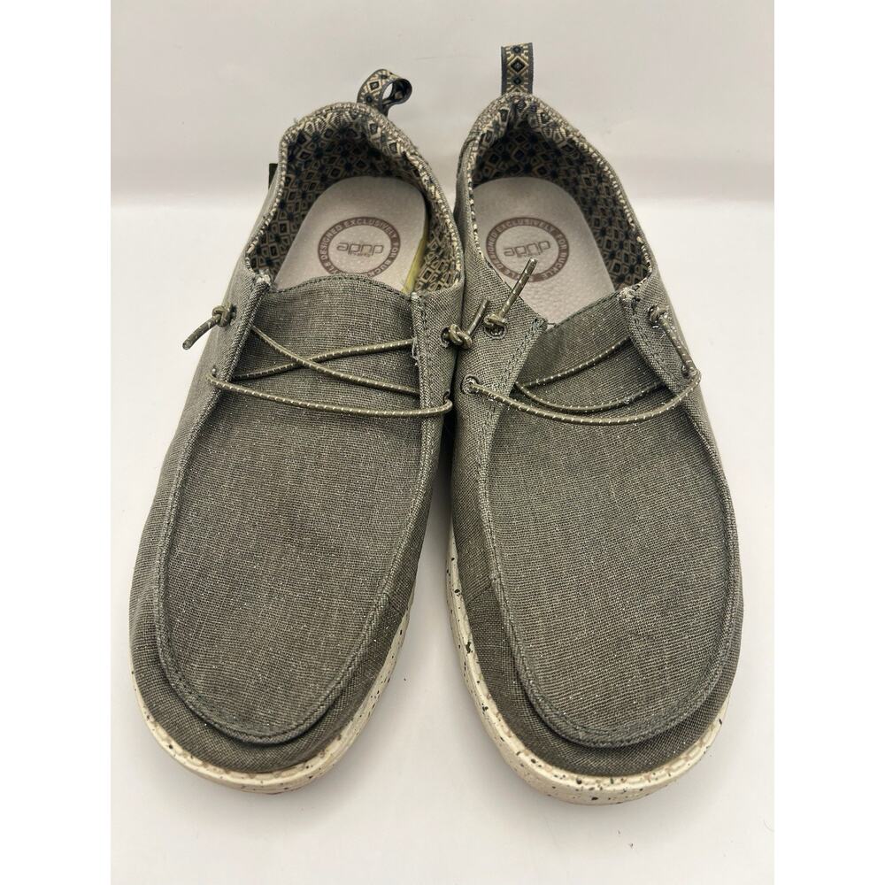 Hey Dude Wendy Sparkle Green Slip On Shoes Women Size 9 - Picture 6 of 9